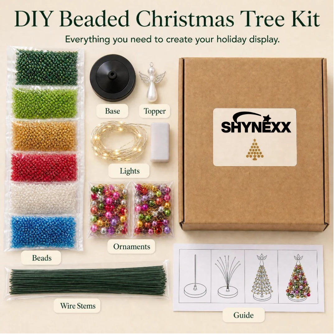 SHYNEXX™ Beaded Christmas Tree Kit