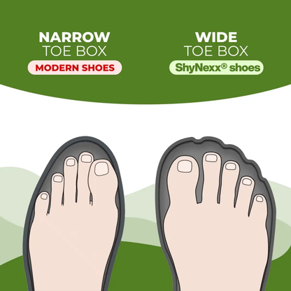 Shynexx® Premium Leather Slip-On – Wide Toe Box & Healthy All-Day Comfort