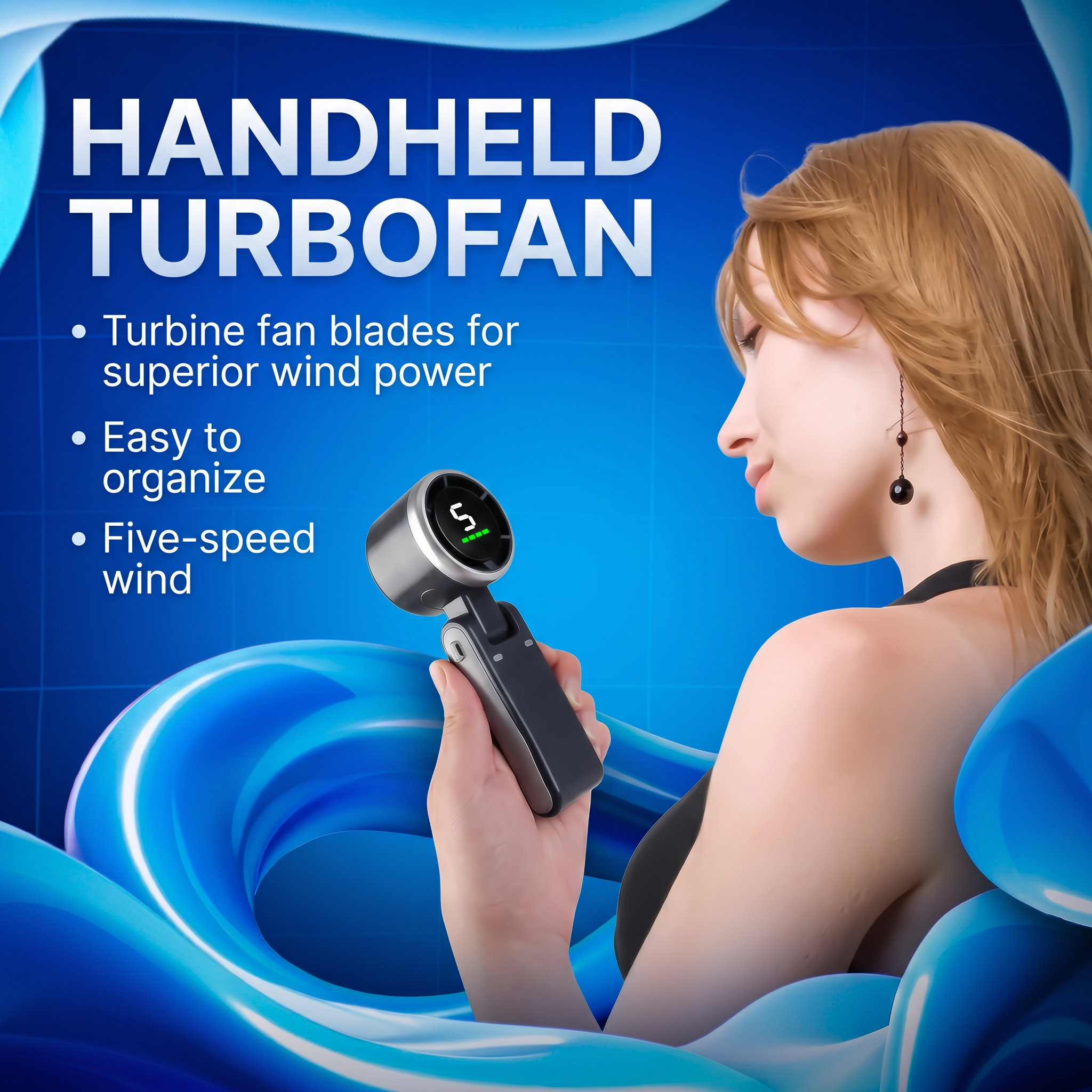 SHYNEXX™ Portable Handheld Turbo Fan