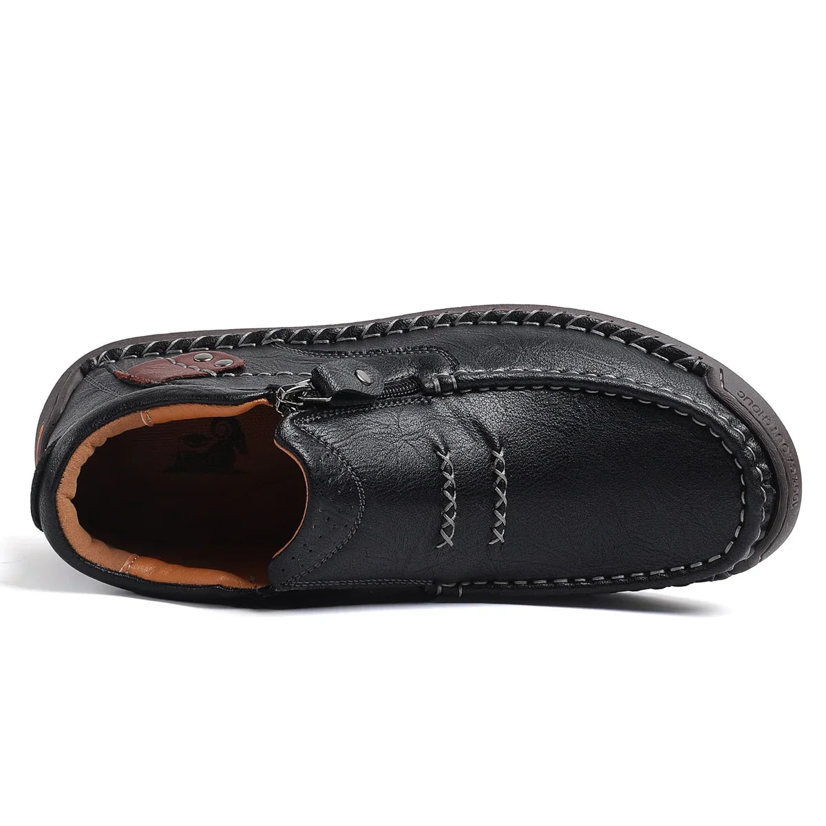 Shynexx® Premium Leather Slip-On – Wide Toe Box & Healthy All-Day Comfort