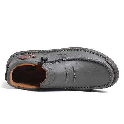 Shynexx® Premium Leather Slip-On – Wide Toe Box & Healthy All-Day Comfort