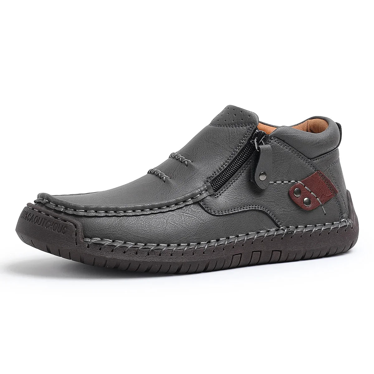 Shynexx® Premium Leather Slip-On – Wide Toe Box & Healthy All-Day Comfort