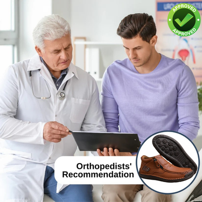 Shynexx® Premium Leather Slip-On – Wide Toe Box & Healthy All-Day Comfort