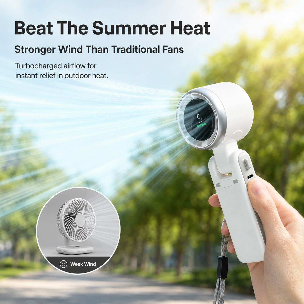 Shynexx Portable Handheld Turbo Fan
